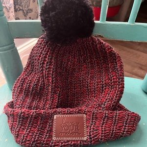Love Your Mellon red and blue beanie